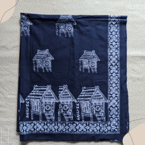 Batik Kerinci motif Bilik Padi dengan aksara Incung dan bis kacang goreng, kaya akan makna lokal, tersedia di batikkerinci.com.