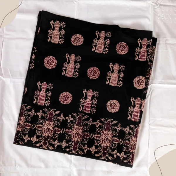 Batik motif lukah, bunga kapas, Incung Kerinci, dan bis megalitik. Toko Online batikkerinci.com