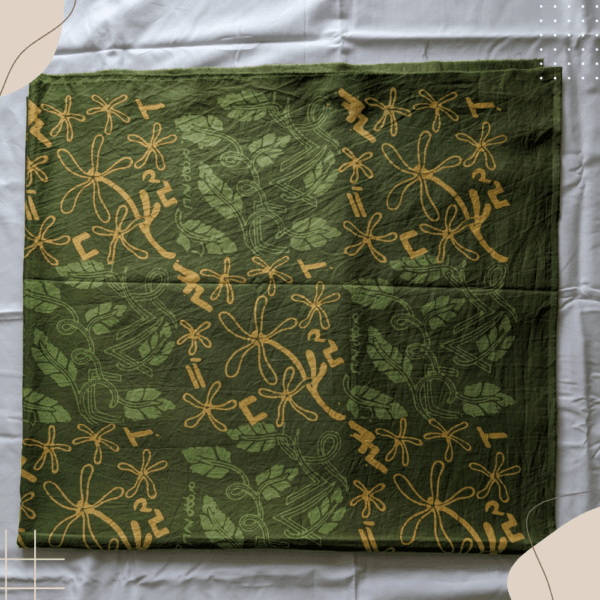 Batik sutra motif bunga Incung dan anggrek, batikkerinci.com.