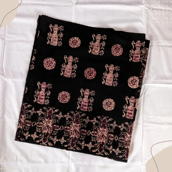 Batik motif lukah, bunga kapas, Incung Kerinci, dan bis megalitik. Toko Online batikkerinci.com