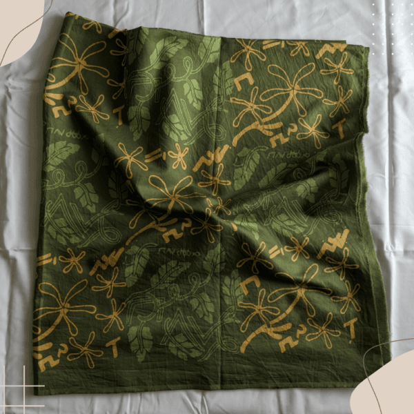 Batik sutra motif bunga Incung dan anggrek, batikkerinci.com.