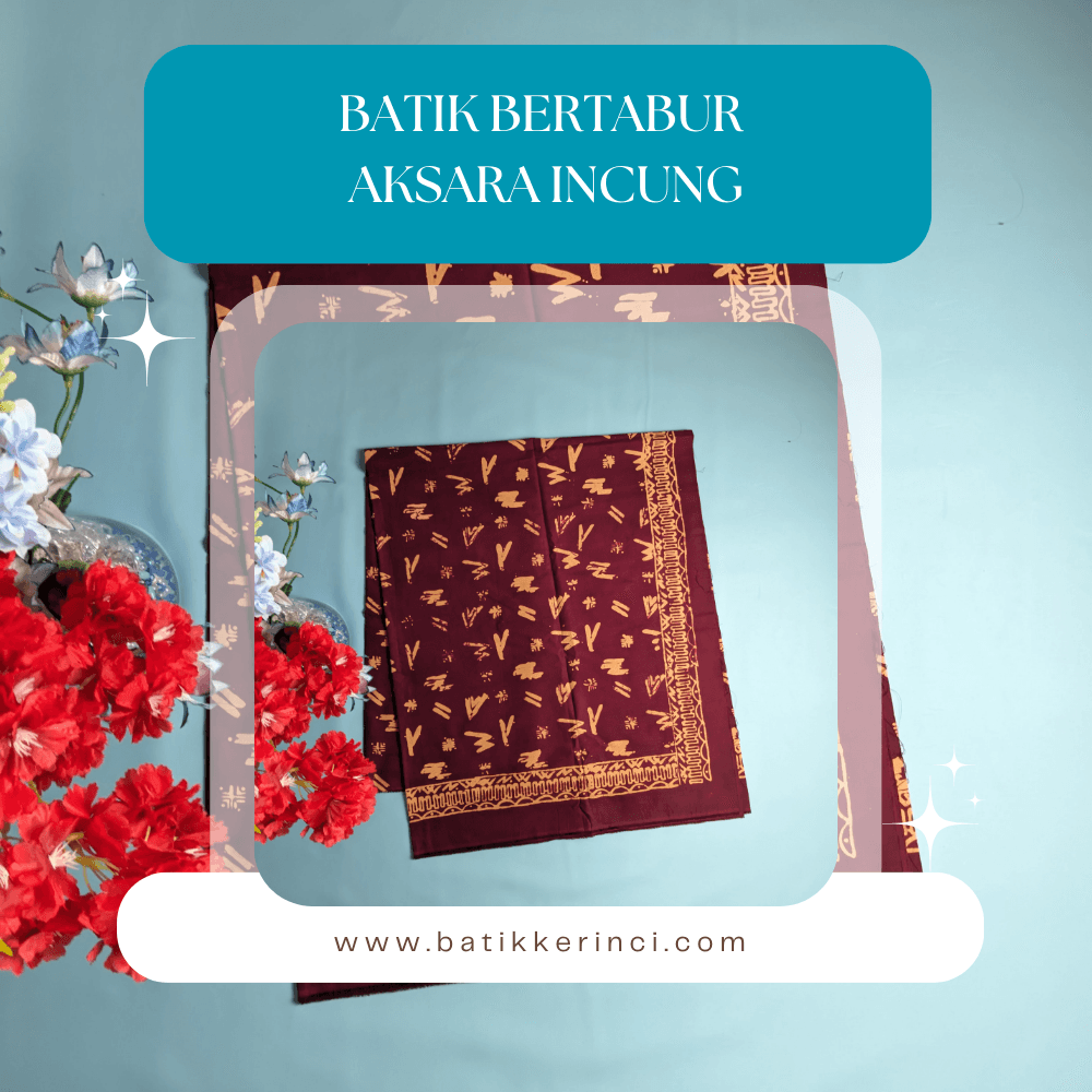 Batik Bertabur Aksara Incung dari toko online batikkerinci.com