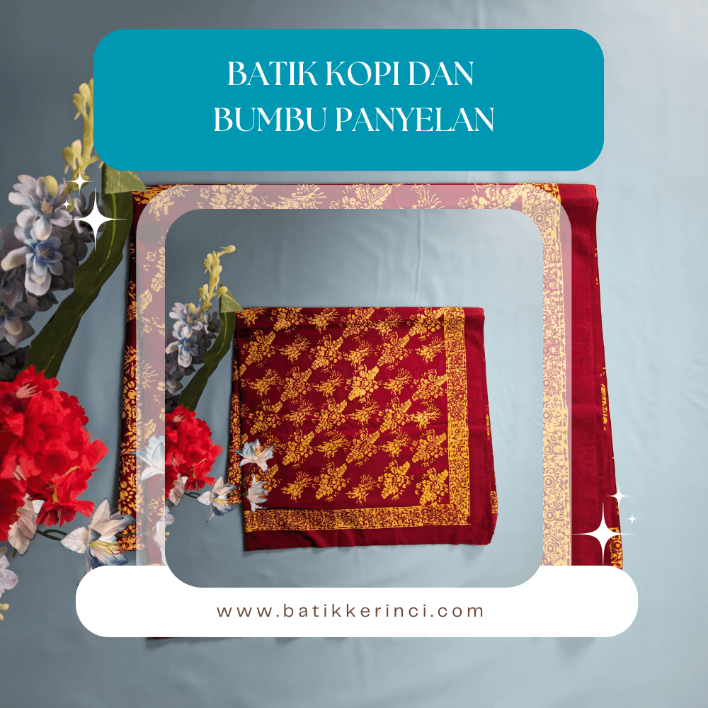 Batik Incung motif Kopi dan Bumbu Panyelan , toko online batikkerinci.com